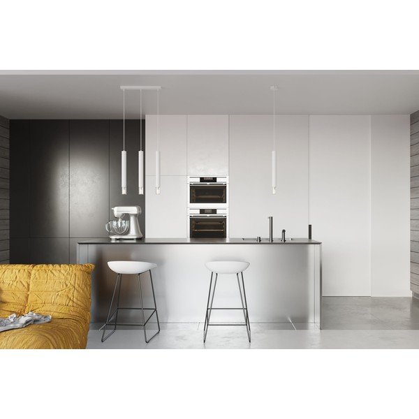 Biała metalowa lampa wisząca ø 8 cm Vittoria – Sollux-image-3