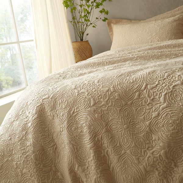 Beżowa pościel jednoosobowa 135x200 cm Casablanca Pinsonic – Pineapple Elephant-image-3