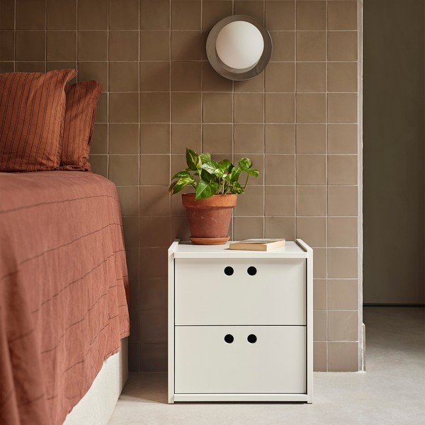 Kremowa szafka nocna Wally – Teulat-image-1