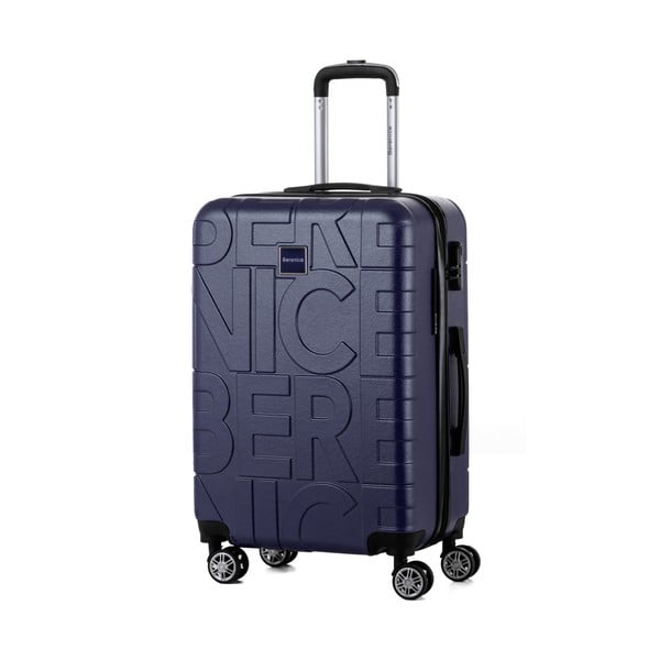 Ciemnoniebieska walizka Berenice Typo, 71 l