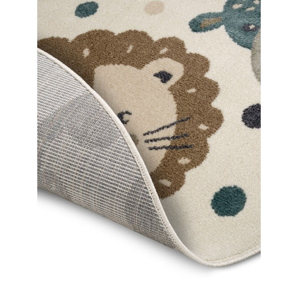 Beżowy dywan dziecięcy ø 100 cm Animal Party – Hanse Home-image-3
