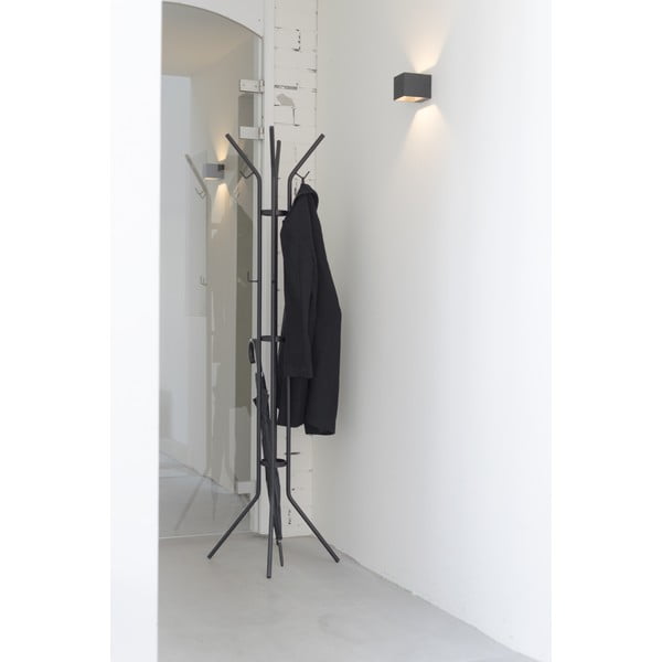 Czarny metalowy wieszak ø 40x170 cm Jessy – Spinder Design-image-1