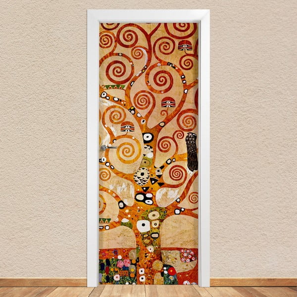 Naklejka na drzwi LineArtistica Albero Klimt, 80x215 cm