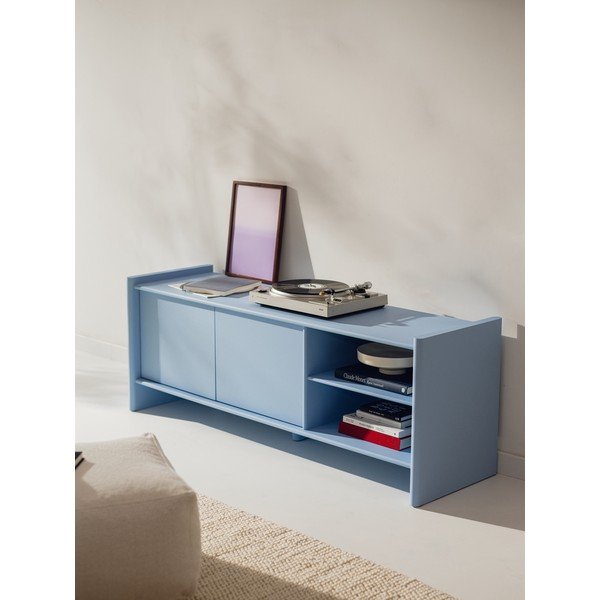 Zielona szafka pod TV 160x58x48 cm Rali – noo.ma-image-1