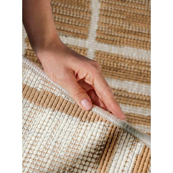 Kremowy/w naturalnym kolorze okrągły dywan odpowiedni na zewnątrz ø 200 cm Haringey Crouch – Ted Baker-image-2