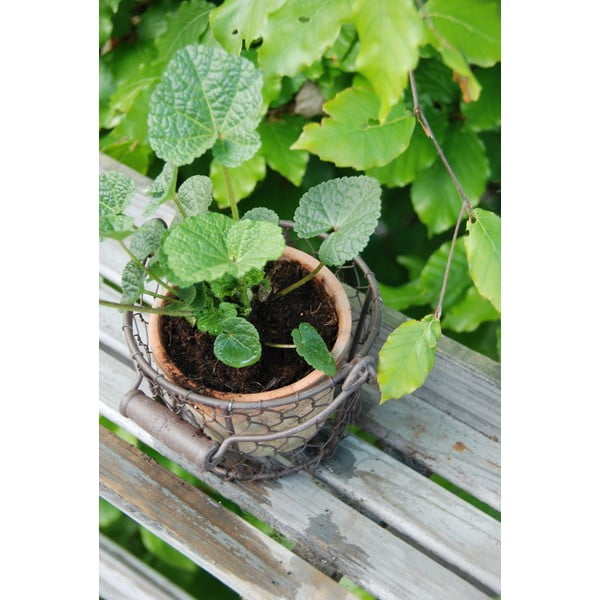 Terakotowa ręcznie wykonana doniczka ø 12 cm – Esschert Design-image-2