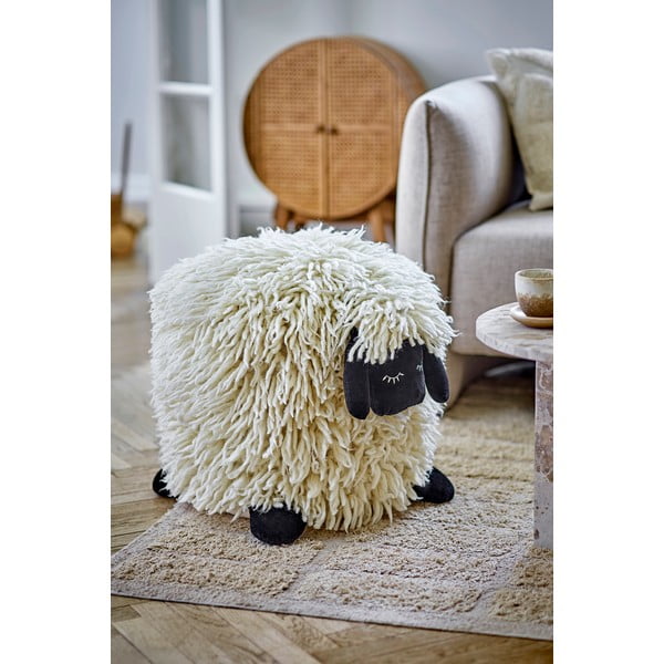 Kremowy wełniany dziecięcy worek do siedzenia Dolly – Bloomingville Mini-image-1