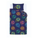 Niebieska pościel dziecięca dwuosobowa 200x200 cm Bright Football – Catherine Lansfield