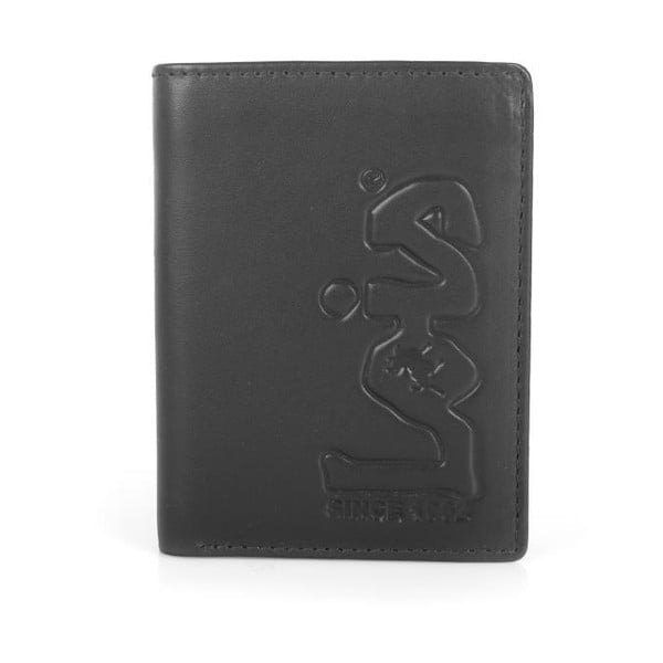 Skórzany portfel męski LOIS no. 319, czarny
