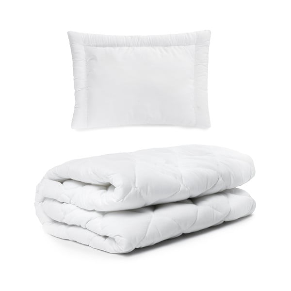 Całoroczny zestaw kołdry i poduszki do łóżeczka dziecięcego 100x135 cm – Bonami Essentials