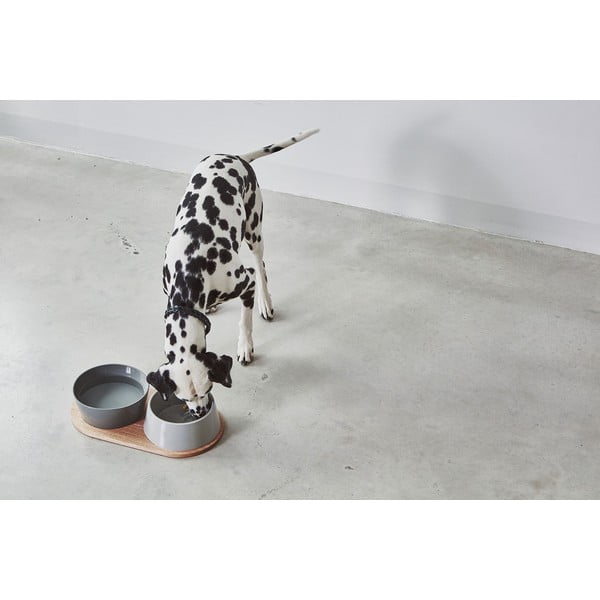 Podkładka pod miskę 24x46 cm Doppio Oak Natural M/L – MiaCara-image-4