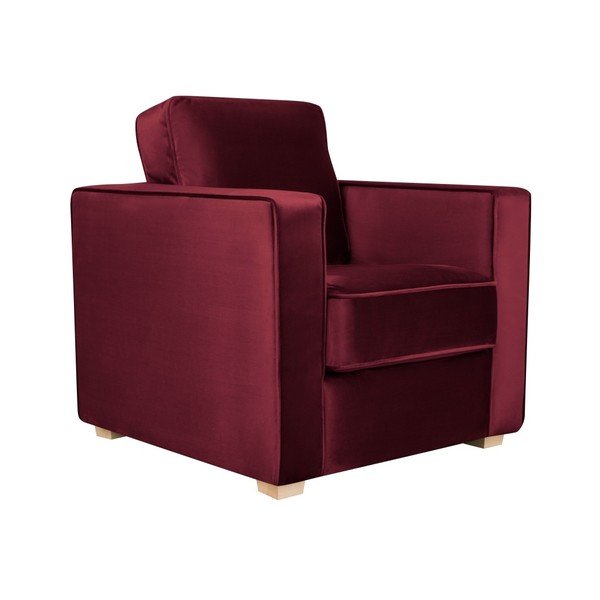 Burgundowy fotel Cosmopolitan design Chicago-image-1