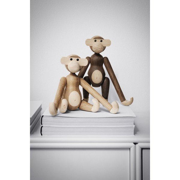 Figurka z litego drewna Kay Bojesen Denmark Monkey Solid-image-1