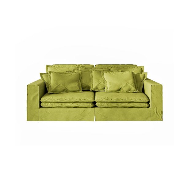 Jasnozielona sofa 236 cm Nora – Ropez