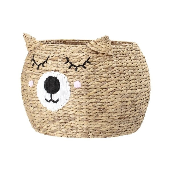 Dziecięcy kosz do przechowywania z hiacyntu wodnego Bloomingville, ⌀ 50 cm-image-1