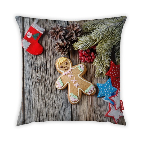 Poszewka na poduszkę Vitaus Christmas Period Cookie, 43x43 cm