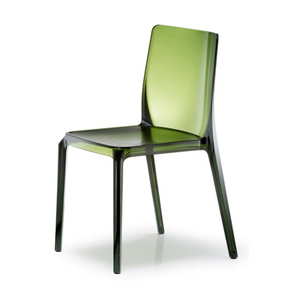 Zielone krzesło Pedrali Blitz