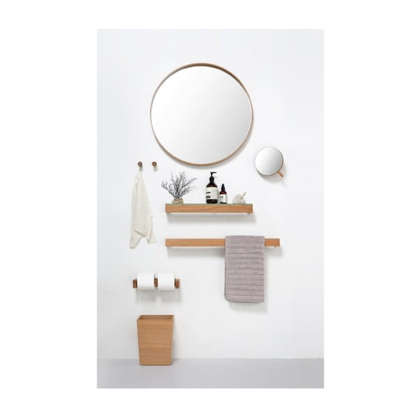 Uchwyt na papier toaletowy z drewna dębowego Wireworks-image-2