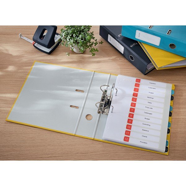 Żółty segregator biurowy z miękką powierzchnią Leitz Cosy, A4-image-1