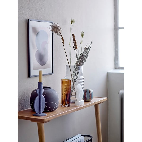 Niebieski świecznik Bloomingville Bess, wys. 22 cm-image-1