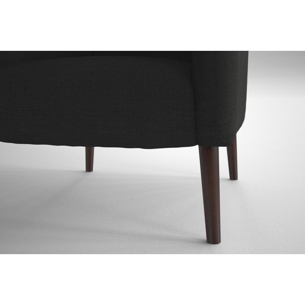 Czarny fotel uszak My Pop Design Muette-image-1