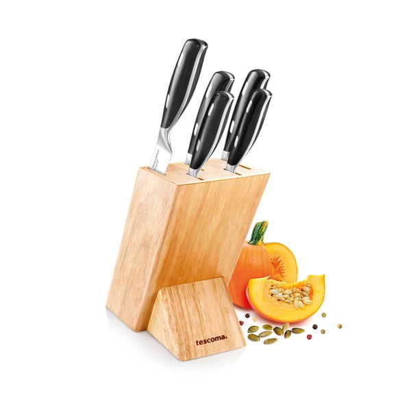 Zestaw noży ze stojakiem 5 szt. GrandChef – Tescoma-image-1