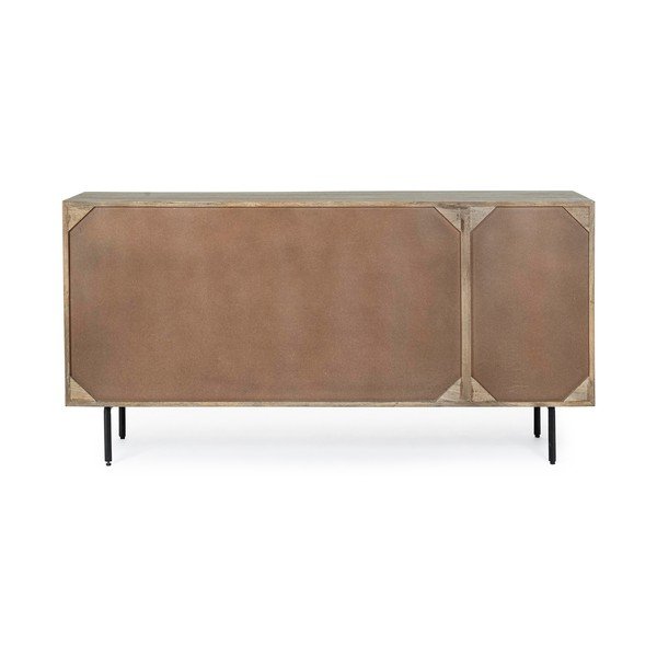Komoda z litego drewna mango w naturalnym kolorze 160x83x40 cm Darsey – Bizzotto-image-3