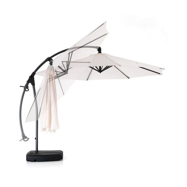 Biały parasol ogrodowy ø 300 cm Sirolo – Tomasucci-image-3
