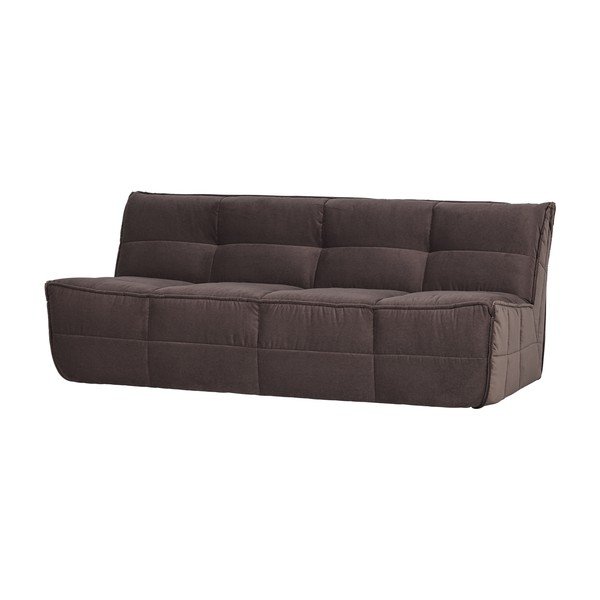 Brązowa aksamitna sofa 204 cm Cluster – vtwonen-image-1