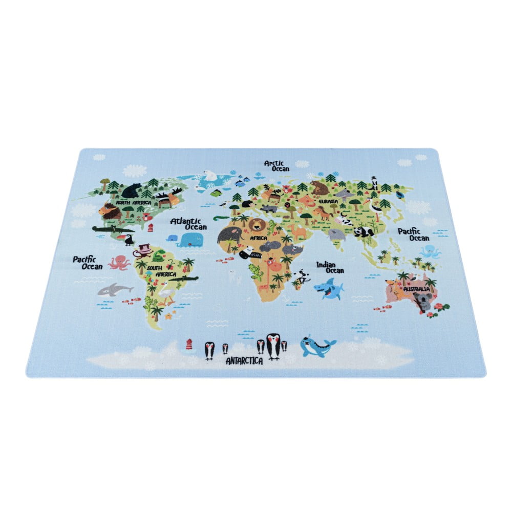 Jasnoniebieski dywan dziecięcy 80x120 cm Play – Ayyildiz Carpets (zdjęcie 6)