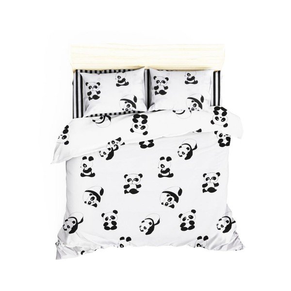 Komplet narzuty bawełnianej, prześcieradła i 2 poszewek na poduszki Garrudo Mismo