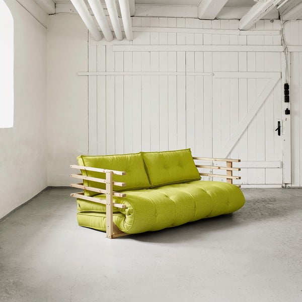 Rozkładana sofa 2-osobowa Karup Funk Natural/Pistacie