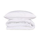 Biała pościel dwuosobowa z satyny bawełnianej 240x220 cm Elegant – Mijolnir
