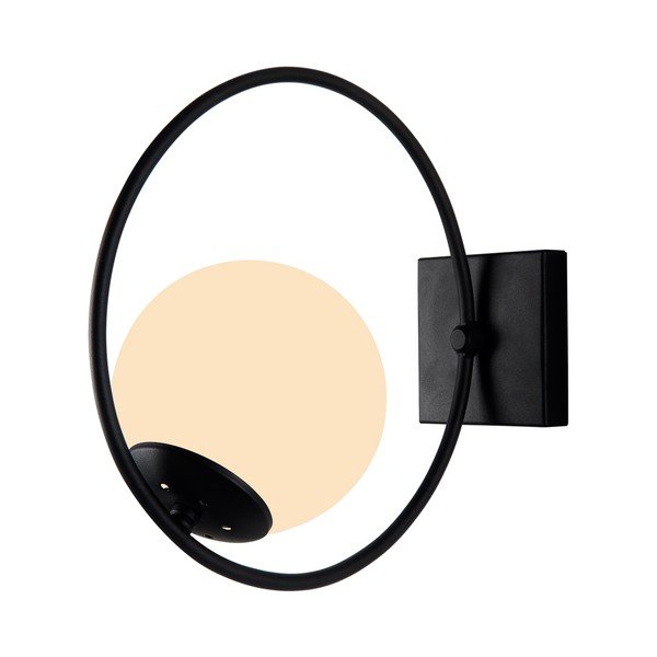 Czarny kinkiet ø 15 cm Ates – Squid Lighting