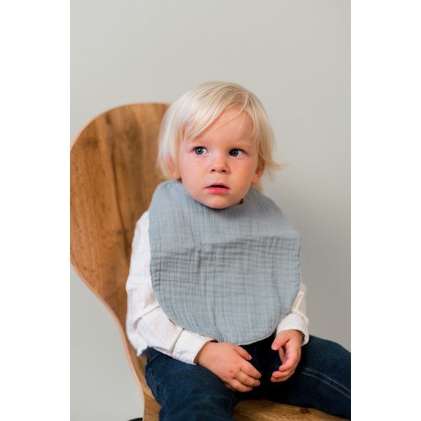 Szary muślinowy śliniak Kindsgut Oslo-image-1