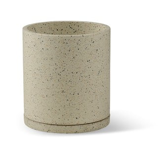 Biała doniczka Bonami Selection Terrazzo, ø 34 cm