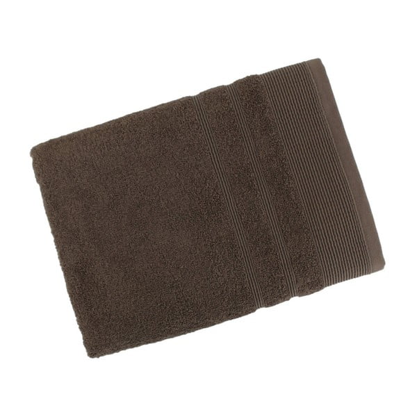 Brązowy ręcznik kąpielowy Dost, 76x142 cm