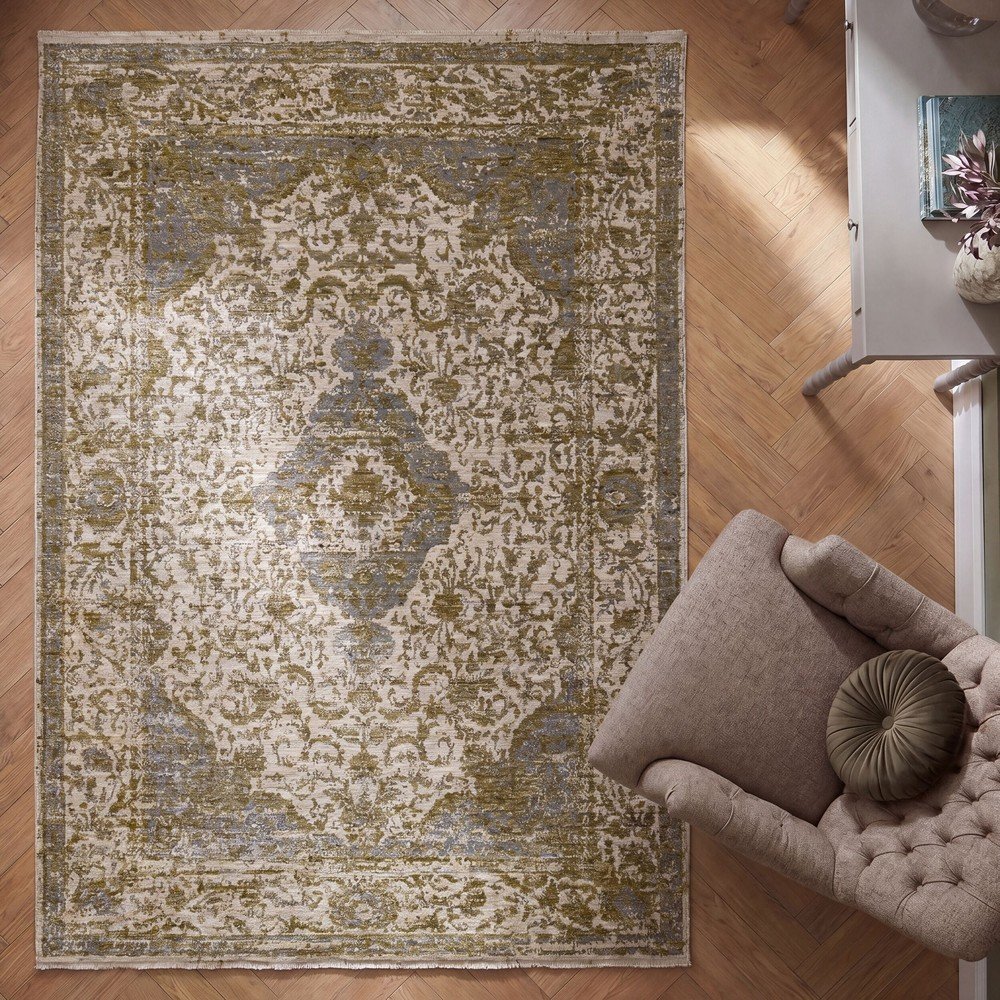Zielony dywan 120x160 cm Cordelia Vintage – Flair Rugs (zdjęcie 3)