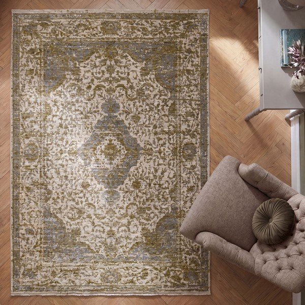 Zielony dywan 200x300 cm Cordelia Vintage – Flair Rugs-image-2