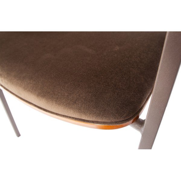 Zestaw 2 brązowych krzeseł BePureHome Clan Velvet-image-1