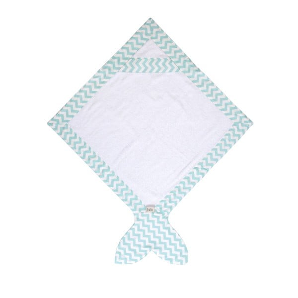 Ręcznik dla dziecka Fish Mint, 80x 80 cm