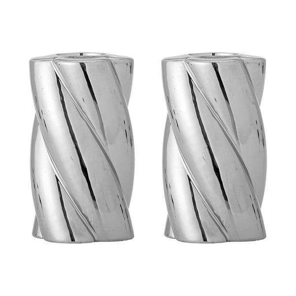 Kamionkowe świeczniki zestaw 2 szt. Silvia – Bloomingville