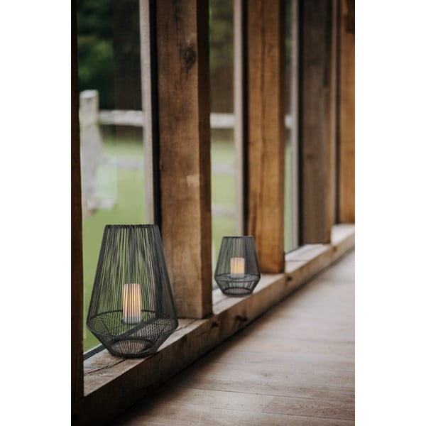 Solarna lampa zewnętrzna LED ø 37 cm Mineros – Trio-image-1