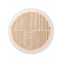 Kremowo-naturalny okrągły dywan odpowiedni na zewnątrz ø 200 cm Haringey Bounds – Ted Baker