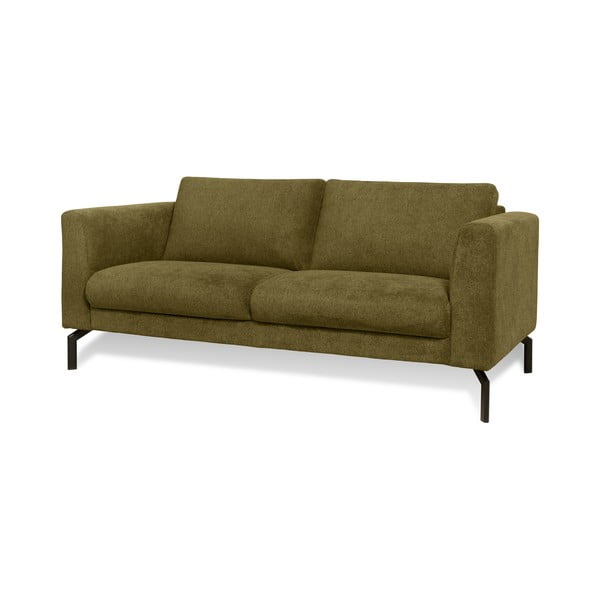 Musztardowa sofa 165 cm Gomero – Scandic-image-1