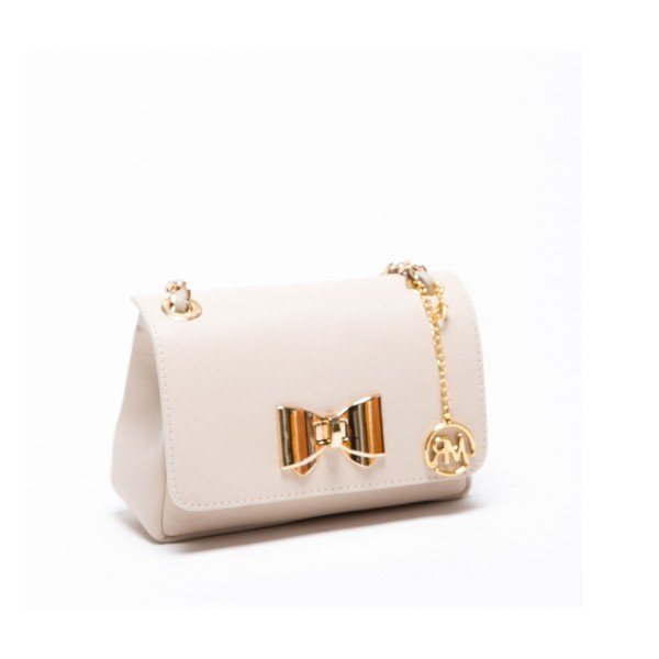 Skórzana torebka Roberta M. 2050 Beige-image-2