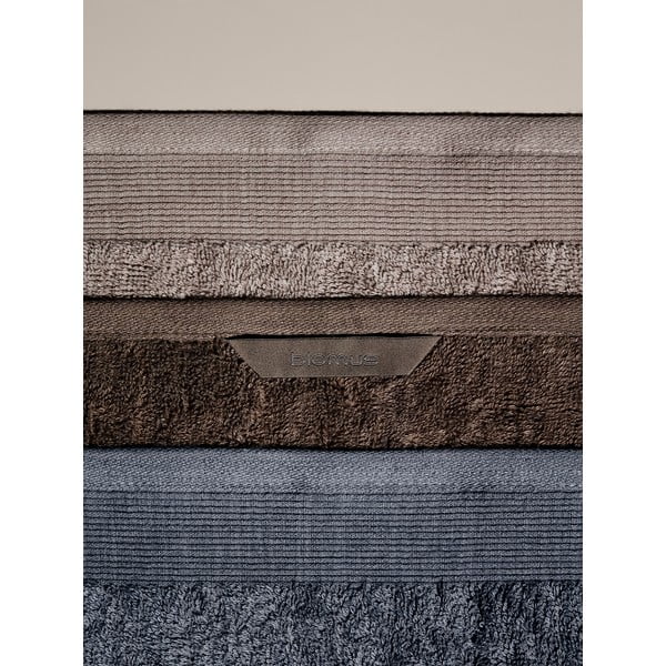 Ciemnoszary bawełniany ręcznik kąpielowy Blomus, 140x70 cm-image-4