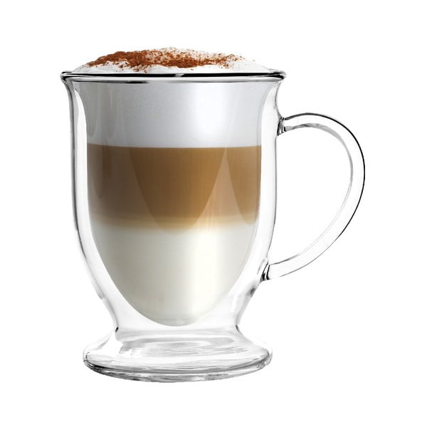 Szklanek kubki do latte z podwójną/z ścianką zestaw 2 szt. 250 ml Amo – Vialli Design-image-3