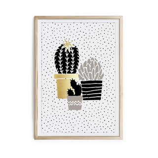 Plakat w ramie Really Nice Things Cactus Family, 40x60 cm