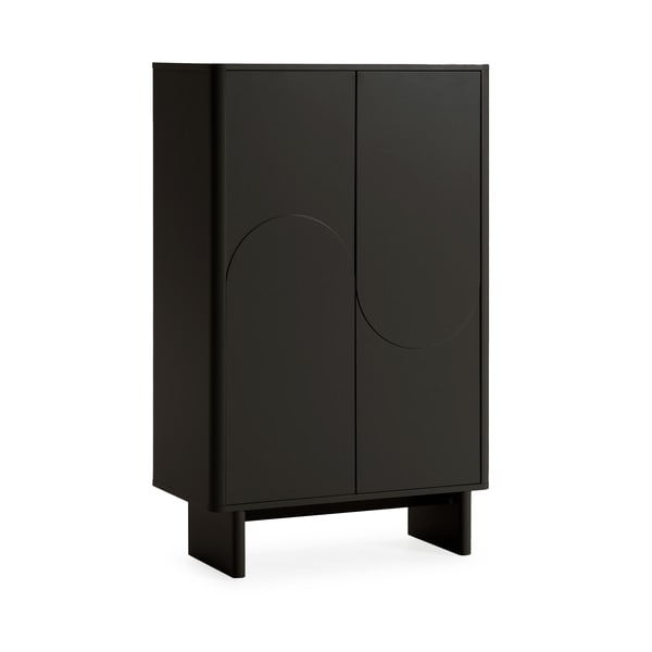 Czarna szafka 80x130x40 cm Solei – MOME-image-2